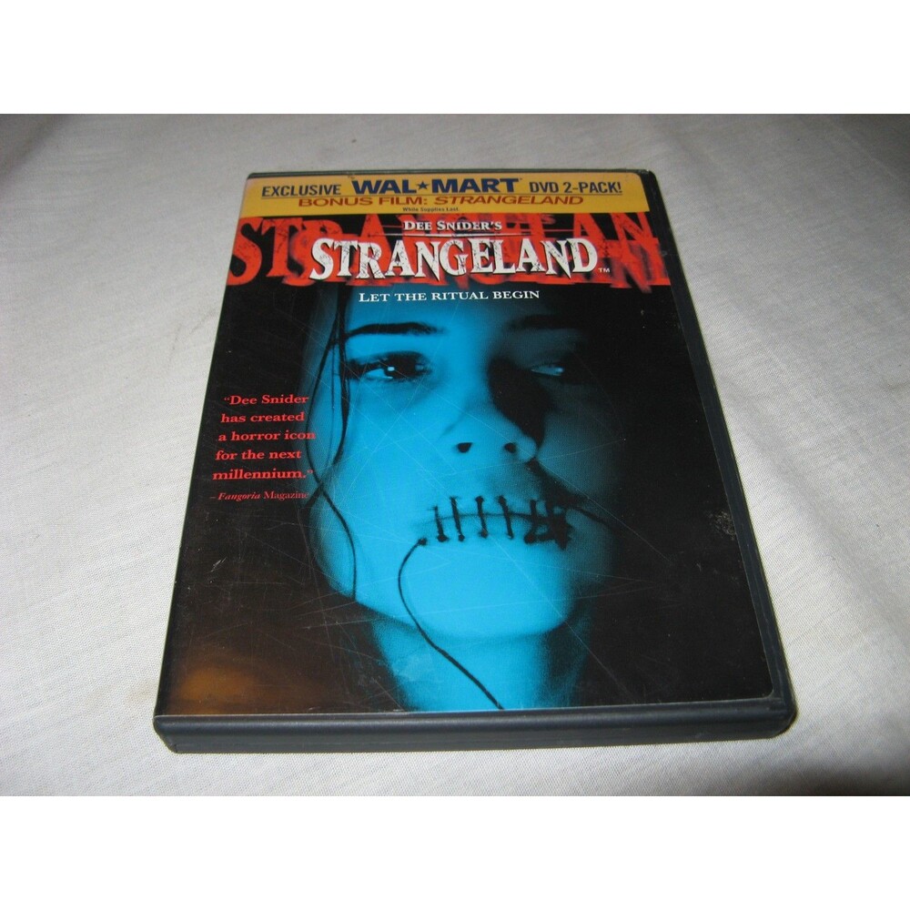 Dee Snider’s Strangeland Movie DVD 2005 Walmart Exclusive Widescreen Kevin Gage